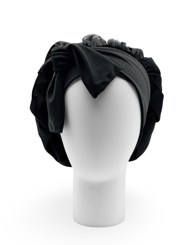 Bonnet de nuit Soie noir