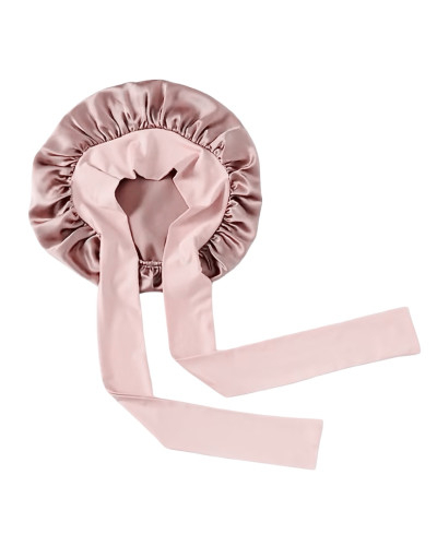 Pink silk nightcap